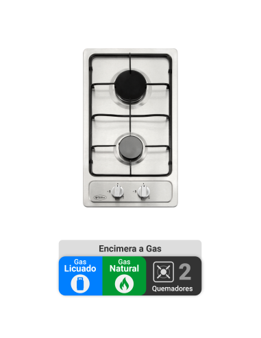 Encimera Gas Natural Albin Trotter Breit 2 Platos