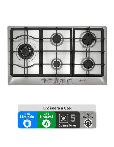Encimera Gas Natural Albin Trotter Professional...