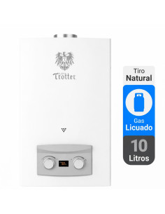 Calefont Albin Trotter 10 Litros Tiro Natural Gas Licuado