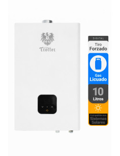 Calefont Albin Trotter 10 Litros Tiro Forzado Gas Licuado