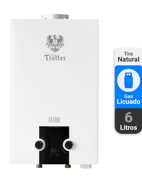 Calefont Albin Trotter 6 Litros Tiro Natural Gas Licuado N24