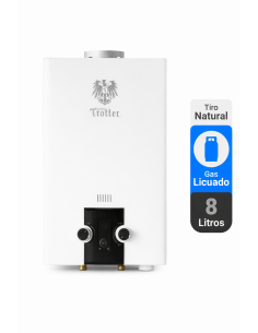 Calefont Albin Trotter 8 Litros Tiro Natural Gas Licuado N24