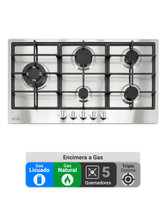 Encimera Gas Licuado Albin Trotter Breit FF 2 Platos