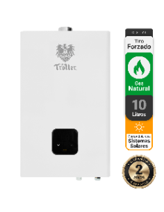 Calefont Albin Trotter 10 Litros Tiro Forzado Gas Natural