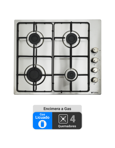 Encimera Gas Licuado Albin Trotter Eko 60 FFD 4...