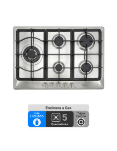 Encimera Gas Licuado Albin Trotter Professional 75 5 Platos