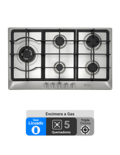 Encimera Gas Licuado Albin Trotter Professional 90 5 Platos