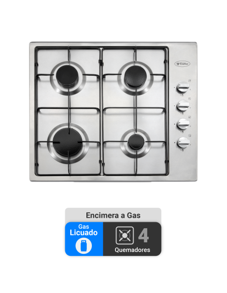 Kit Cocina Gas Licuado Hannover Breit Inox