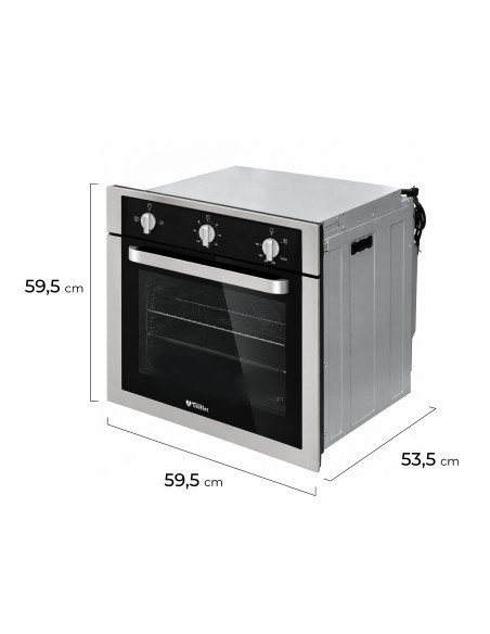 Horno Gas Licuado Empotrable Albin Trotter Hammer N25