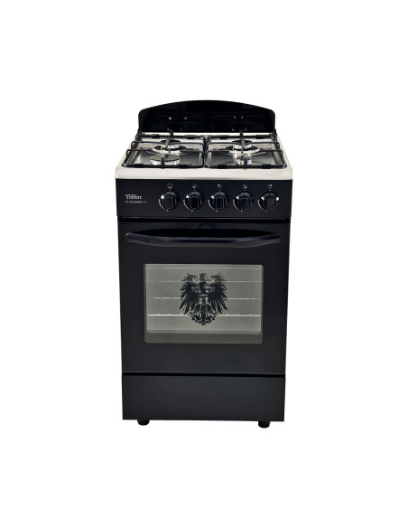 Cocina a gas ESSEN 4P 4 platos Negro Mate