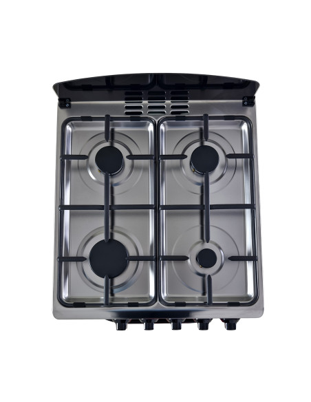 Cocina a gas ESSEN 4P 4 platos Negro Matte