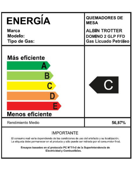 Encimera AT Domino 2 Gas Licuado FFD