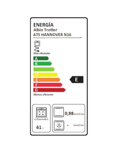 Horno Eléctrico Empotrable Albin Trotter...