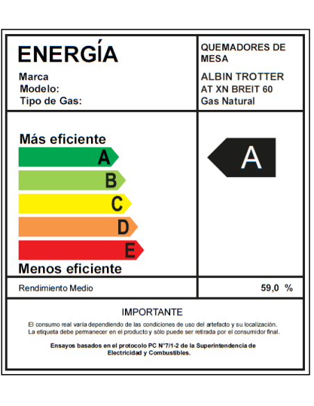 Encimera Gas Licuado Albin Trotter Breit 60 4 Platos
