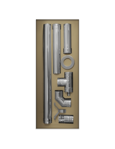 Kit Pellet ATDN 80MM Acero Inox (Exclusivo para Estufa a...