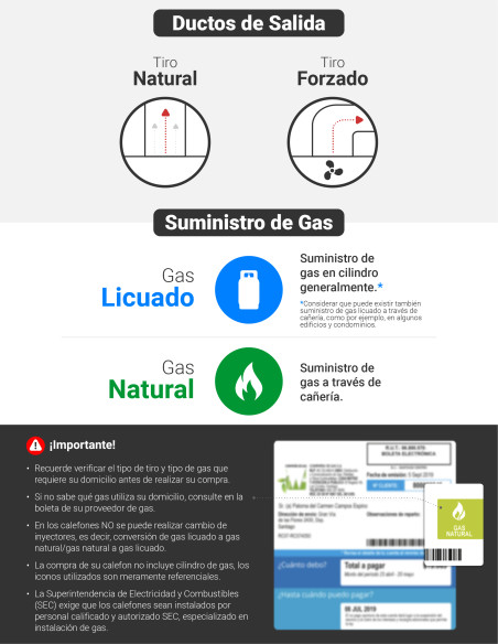 CALEFON ATMD 7 LT TIRO NATURAL