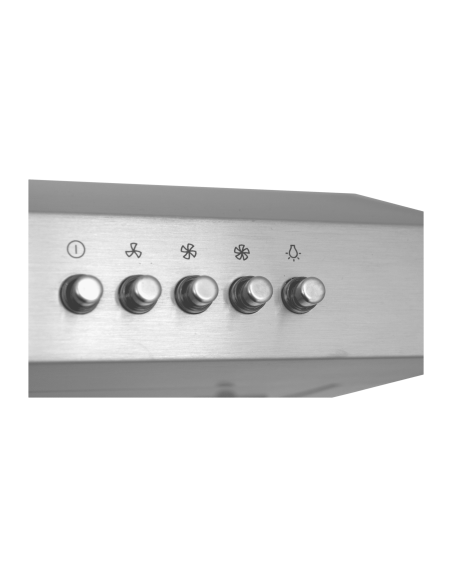 CAMPANA AT-MD ESSENTIAL 601 N21 INOX (INCLUYE FILTRO DE PAÑO DE CARBÓN)