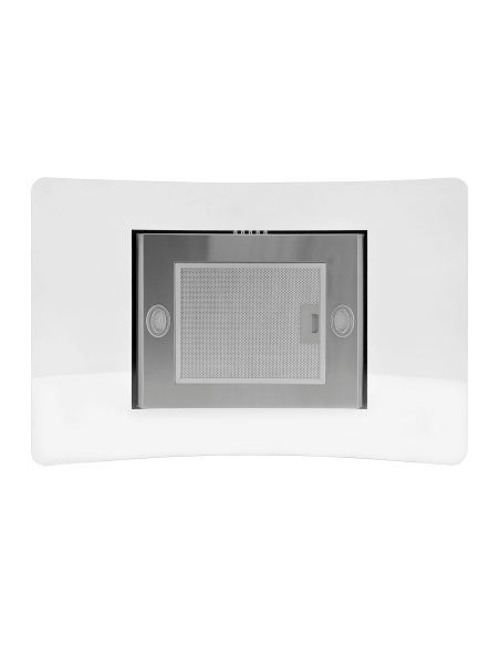 Campana de Isla Albin Trotter Curvex 90 cm Inox/Vidrio