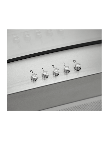 Campana de Isla Albin Trotter Curvex 90 cm Inox/Vidrio