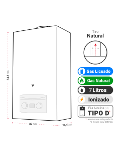 CALEFON ATMD 7 LT TIRO NATURAL 2
