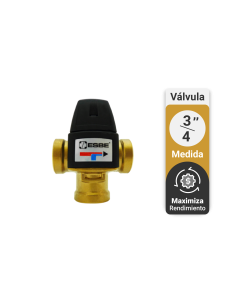 VÁLVULA MEZCLADORA TERMOSTÁTICA 3/4"