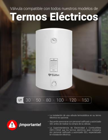 VÁLVULA MEZCLADORA TERMOSTÁTICA 1 1/4"