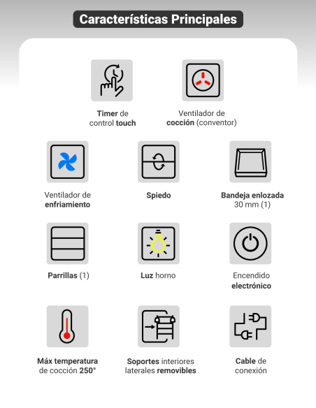 HORNO ELÉCTRICO AT-RM E WURZBURG 10