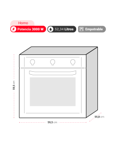 HORNO A GAS AT-XN HAMMER N19 2