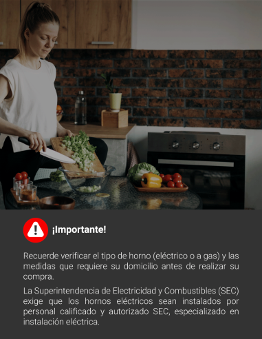 Horno Eléctrico Empotrable Albin Trotter Kurz