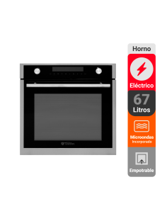 HORNO ELÉCTRICO EMPOTRABLE CON MICROONDAS INCORPORADO...