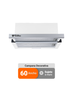 Campana de Cocina Albin Trotter Retráctil 60 cm Inox