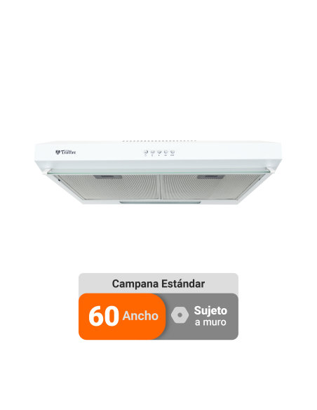 Campana de Cocina Albin Trotter Rein 60 cm Blanca
