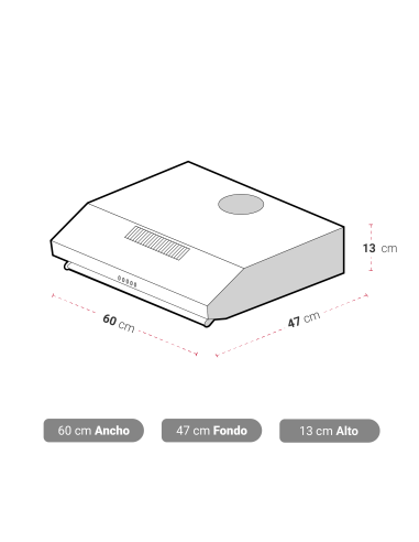 CAMPANA AT-XN REIN 60 BLANCA