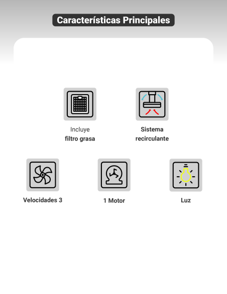 CAMPANA AT-XN REIN 60 BLANCA