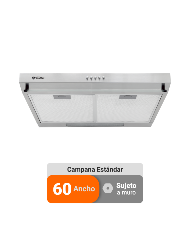 Campana AT-XN Rein 60 2 Motores Inox