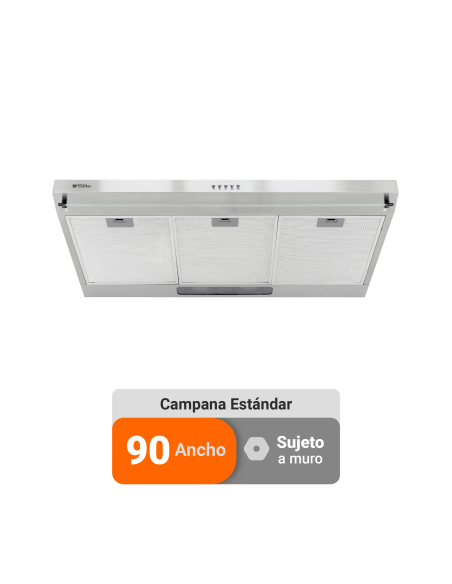 Campana AT-XN Rein 90 2 Motores Inox