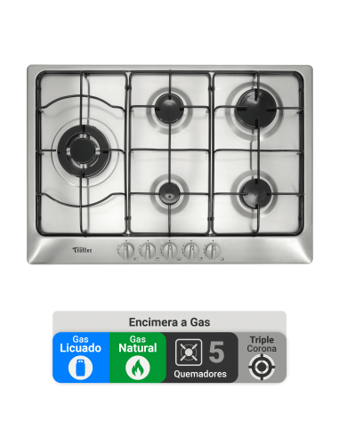 Encimera Gas Licuado Albin Trotter Exclusive 75...