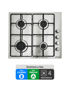 Encimera Gas Licuado Albin Trotter Eko 60 FFD 4 Platos