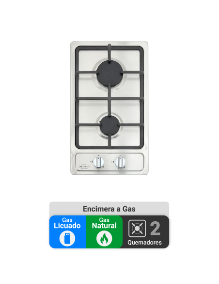 Encimera Gas Licuado Albin Trotter Breit FF 2 Platos