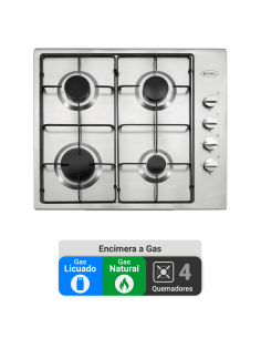 Encimera Gas Licuado Albin Trotter Breit 60 4 Platos