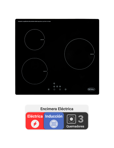 Encimera Eléctrica Albin Trotter Induktion 3...
