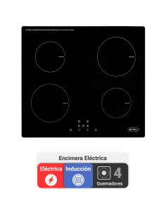 Encimera Eléctrica Albin Trotter Induktion 4 Platos
