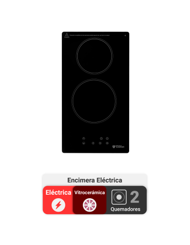 Encimera Eléctrica Albin Trotter Vitro 2 Platos