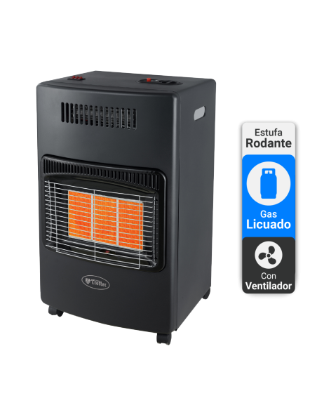 Estufa Rodante A Gas Albin Trotter Hybrid Pro 15 kg