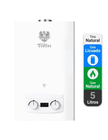 Calefón ATMD 5 Litros Tiro Natural