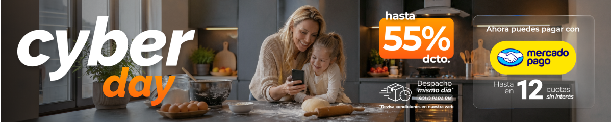 Cyber Day | Renueva tu hogar en hasta 12 cuotas sin interés