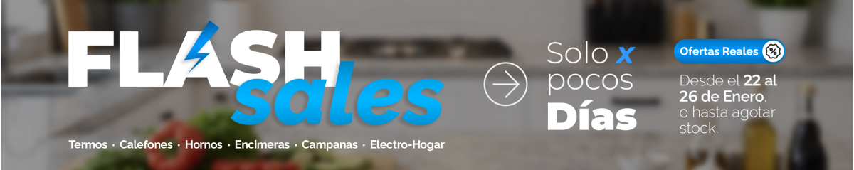 Flash Sale | Agua caliente, cocina y electro-hogar con precios únicos