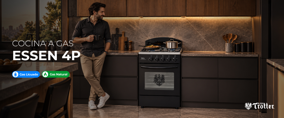 Cocina a Gas ESSEN 4P Albin Trotter