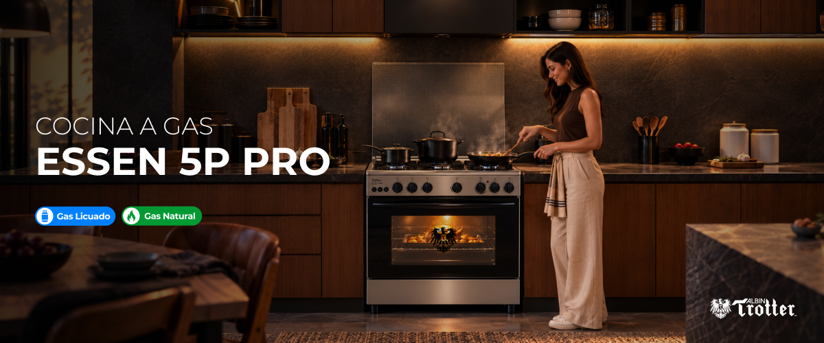 Cocina a Gas ESSEN 5P Pro Albin Trotter