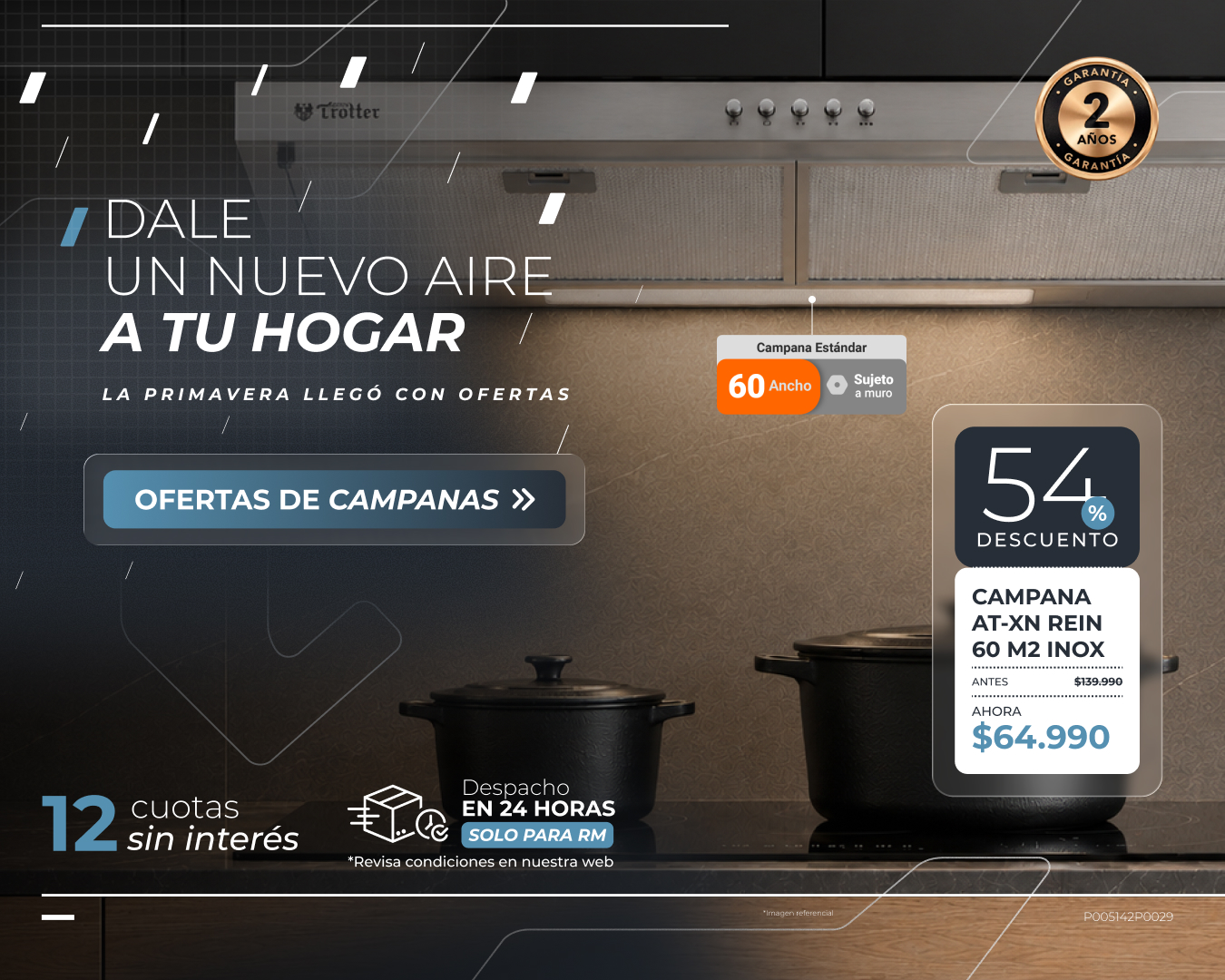 Promoción Campana REIN 60 cm Albin Trotter